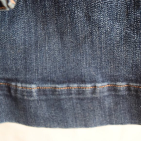 Retro Flare Dark Wash Jeans - Picture 3 of 8